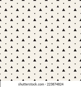 Vector seamless pattern. Modern stylish texture. Repeating geometric tiles. Composition from triangles