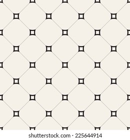 Vector seamless pattern. Modern stylish texture. Repeating geometric tiles with smooth rhombuses