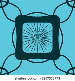 Patrón veloz. Textura moderna y elegante. Baldosas geométricas repetitivas con elementos hexagonales