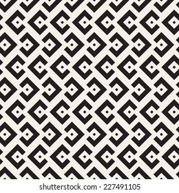 Vector seamless pattern. Modern stylish texture. Repeating geometric tiles with squares