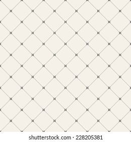 Vector seamless pattern. Modern stylish texture. Repeating geometric tiles of rhombuses