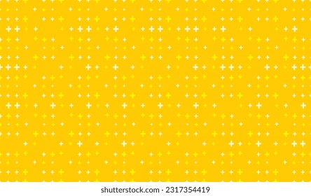 Vector seamless pattern. Modern stylish texture. 
Repeating geometric crosses and pluses