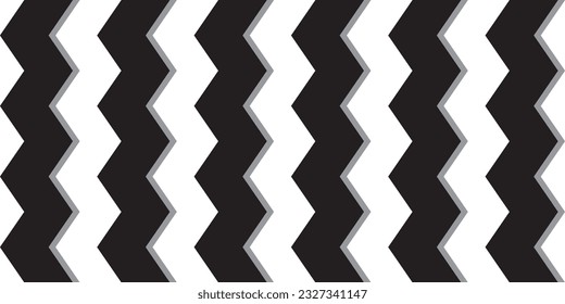 Vector seamless pattern. Modern stylish abstract texture. Repeating geometric tiles from striped elements