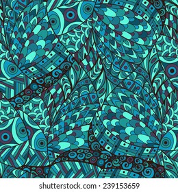 Vector seamless pattern. Modern stylish texture. Repeating abstract background.