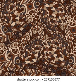 Vector seamless pattern. Modern stylish texture. Repeating abstract background.