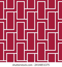 Vector seamless pattern. Modern stylish texture. Repeating geometric tiles with bold rectangles.