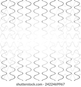 Vector seamless pattern. Modern stylish texture with wavy stripes. Geometric abstract background