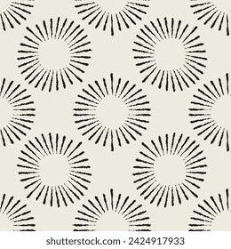 Vector seamless pattern. Modern stylish abstract texture. Repeating geometric tiles from striped elements