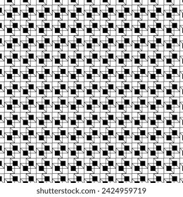 Vector seamless pattern. Modern stylish texture with monochrome trellis. Repeating geometric triangular grid. Simple graphic design. Trendy hipster sacred geometry. pattern design is a arts