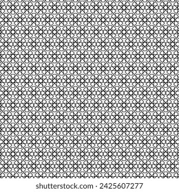 Vector seamless pattern. Modern stylish texture. Repeating geometric background with rhombus and nodes from rhombuses with circles variously sized in nodes Pattern is the art design
