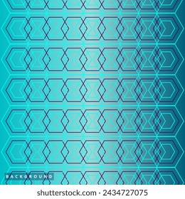 Vector seamless pattern. Modern stylish texture. Repeating geometric tiles with hexagonal elements