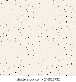 Vector seamless pattern. Modern stylish texture. Repeating abstract background with chaotic dots