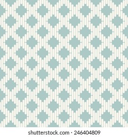 Vector seamless pattern. Modern stylish texture. Repeating geometric tiles with dotted rhombuses
