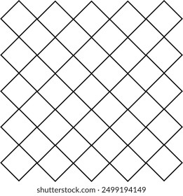 Vector seamless pattern. Modern stylish texture. Repeating geometric tiles of rhombuses	