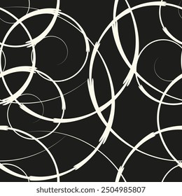 Vector seamless pattern. Modern stylish abstract texture. Repeating geometric tiles from striped elements