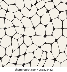 Vector seamless pattern. Modern stylish texture. Abstract modern background. Unusual irregular structure. Smooth natural grid