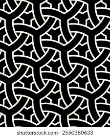 Vector seamless pattern. Modern stylish texture. Repeating geometric background.