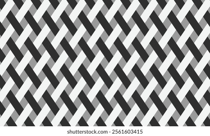 Vector seamless pattern. Modern stylish texture. Repeating geometric tiles with intertwined rhombuses