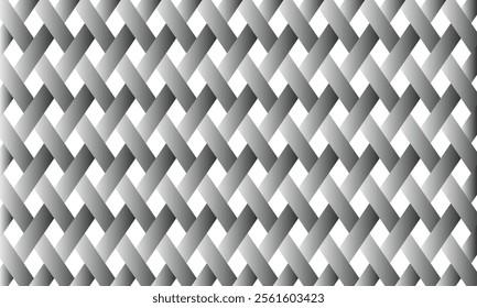 Vector seamless pattern. Modern stylish texture. Repeating geometric tiles with intertwined rhombuses