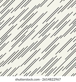 Vector seamless pattern. Modern stylish texture. Geometric oblique design. Monochrome geometric swatch. Smooth diagonal liness.