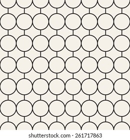 Vector seamless pattern. Modern stylish texture. Repeating geometric tiles. Simple linear grid.