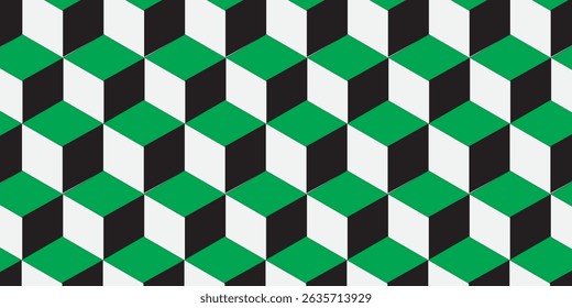 Vector seamless pattern. Modern stylish texture. Repeating geometric tiles with rhombuses