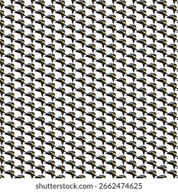 Vector seamless pattern. Modern stylish abstract texture. Repeating geometric shapes from striped elements