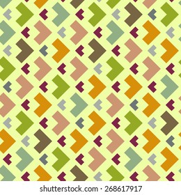 Vector seamless pattern. Modern stylish texture. Repeating geometric tiles. Seamless background can be used for wrapping paper, postcard, wallpaper, pattern fills, web page, surface textures.
