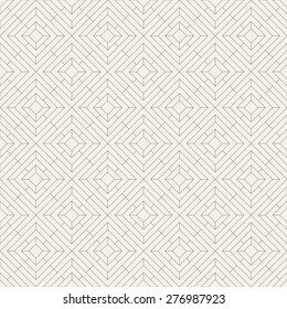 Vector seamless pattern. Modern stylish texture. Repeating geometric tiles. Simple grid with linear squares. Trendy graphic design.