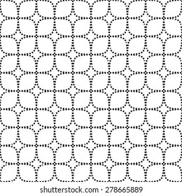 Vector seamless pattern. Modern stylish texture. Repeating abstract background with dots