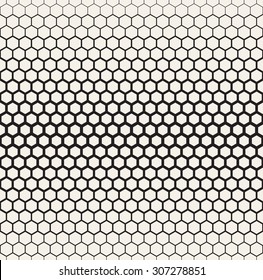 Vector seamless pattern. Modern stylish texture. Reticulate geometric tiles. Thickness decreases gradually. Contemporary graphic design.