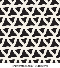 Vector seamless pattern. Modern stylish texture. Repeating geometric tiles with triangles. Simple geometric background. Contemporary graphic design.