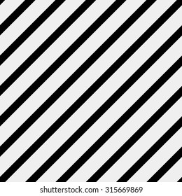 Vector seamless pattern. Modern stylish texture. Repeating geometric tiles with diagonal lines in monochrome