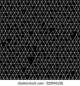 Vector seamless pattern. Modern stylish texture. Repeating geometric background with rhombus