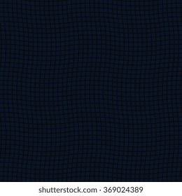 Vector seamless pattern. Modern stylish texture. Curved grid vector background