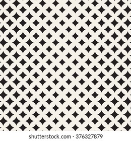 Vector seamless pattern. Modern stylish texture. Repeating geometric tiles. Halftone square grid with thickness which decreases towards the center