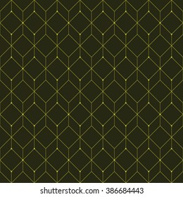 Vector seamless pattern. Modern stylish texture. Repeating geometric tiles with rhombuses