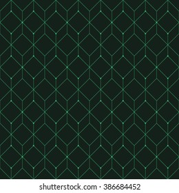 Vector seamless pattern. Modern stylish texture. Repeating geometric tiles with rhombuses