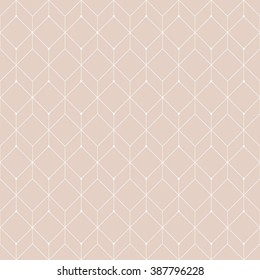 Vector seamless pattern. Modern stylish texture. Repeating geometric tiles with rhombuses
