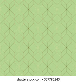 Vector seamless pattern. Modern stylish texture. Repeating geometric tiles with rhombuses