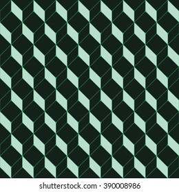 Vector seamless pattern. Modern stylish texture. Repeating geometric tiles with rhombuses