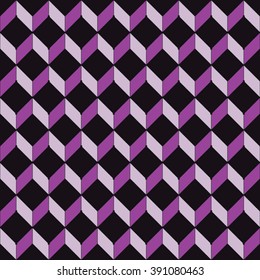 Vector seamless pattern. Modern stylish texture. Repeating geometric tiles with rhombuses