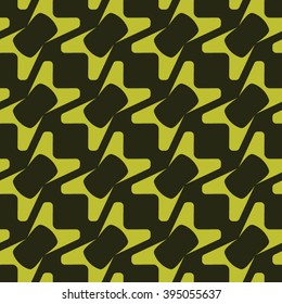 Vector seamless pattern. Modern stylish texture. Repeating tiles with abstract elements