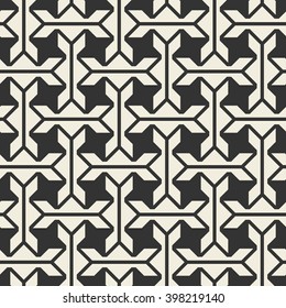 Vector seamless pattern. Modern stylish texture. Abstract geometric background.