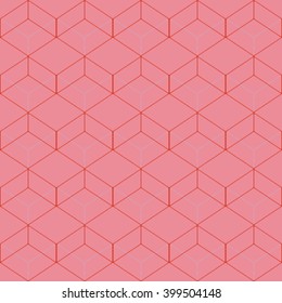 Vector seamless pattern. Modern stylish texture. Repeating geometric tiles with rhombuses