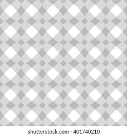 Vector seamless pattern. Modern stylish texture. Geometric ornament with linear rhombuses