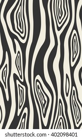Vector seamless pattern. Modern stylish wood texture.