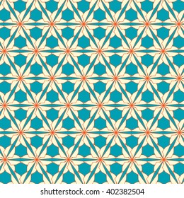 Vector seamless pattern. Modern stylish texture. Repeating geometric tiles.