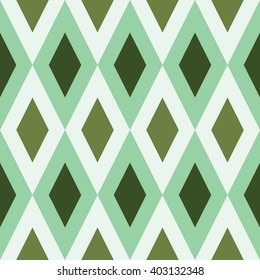 Vector seamless pattern. Modern stylish texture. Repeating geometric tiles of rhombuses