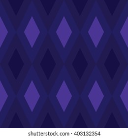 Vector seamless pattern. Modern stylish texture. Repeating geometric tiles of rhombuses